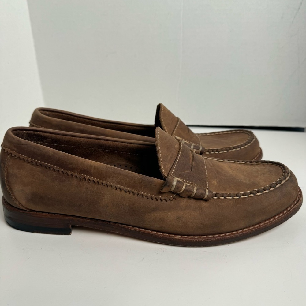 J. Crew Men’s Camden Distressed Leather Penny Loafers